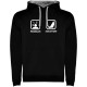 суичър,мъжки,пуловери,kruskis,problem,solution,sail,two,colour,hoodie,black,grey,(black)