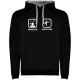 суичър,мъжки,пуловери,kruskis,problem,solution,smash,two,colour,hoodie,black,grey,(black)