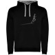 суичър,мъжки,пуловери,kruskis,shadow,run,two,colour,hoodie,black,grey,(black)
