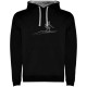 суичър,мъжки,пуловери,kruskis,shadow,surf,two,colour,hoodie,black,grey,(black)