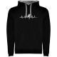 суичър,мъжки,пуловери,kruskis,soccer,heartbeat,two,colour,hoodie,black,grey,(black)