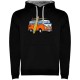 суичър,мъжки,пуловери,kruskis,surf,hippie,van,surf,two,colour,hoodie,black,grey,(black)