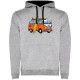 суичър,мъжки,пуловери,kruskis,surf,hippie,van,surf,two,colour,hoodie,heather,grey,black,(grey)