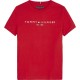 тениска,детски,тениски,tommy,hilfiger,essential,short,sleeve,t,shirt,deep,crimson,(red)