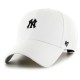 шапка,всички,шапки,47,mlb,new,york,yankees,base,runner,snap,mvp,cap,white