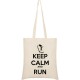 чанта,всички,чанти,kruskis,keep,calm,and,run,tote,bag,beige,(beige)