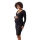 рокля,дамски,поли,и,рокли,vero,moda,lavender,2function,long,sleeve,short,dress,black,(black)