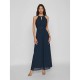 рокля,дамски,поли,и,рокли,vila,milina,halter,sleeveless,midi,dress,blue
