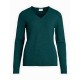 блуза,дамски,пуловери,дамски,плетени,дрехи,vila,ril,v,neck,sweater,green,(ponderosa,pine,detail,dark,melange)