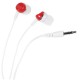 слушалки,слушалки,vivanco,buds,stereo,earphones,1.2,m,red,(red,white)