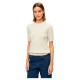 тениска,дамски,тениски,object,noelle,short,sleeve,t,shirt,beige,(sandshell,detail,melange)