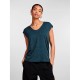 тениска,дамски,тениски,pieces,billo,lurex,stripes,sleeveless,v,neck,t,shirt,blue,(reflecting,pond,detail,lurex,gold)