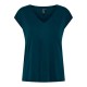 тениска,дамски,тениски,pieces,kamala,short,sleeve,v,neck,t,shirt,reflecting,pond,(green)