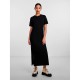 рокля,дамски,поли,и,рокли,pieces,kylie,short,sleeve,long,dress,black,(black)