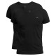 мъжко,бельо,gant,901002118,short,sleeve,v,neck,base,layer,2,pairs,black