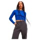 фланелка,с,дълъг,ръкав,дамски,топове,jack,&,jones,feline,rib,long,sleeve,top,blue,iolite,(blue)