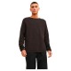 блуза,мъжки,пуловери,jack,&,jones,hill,sweater,brown,(seal,brown,detail,twist)