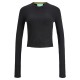 блуза,дамски,пуловери,дамски,плетени,дрехи,jack,&,jones,valentina,soft,crop,sweater,black,(black)