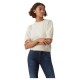 тениска,дамски,тениски,vero,moda,doffy,short,sleeve,t,shirt,birch,detail,melange,(beige)