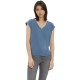 тениска,дамски,тениски,vero,moda,fill,short,sleeve,v,neck,t,shirt,china,blue,(blue)
