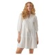 туника,дамски,поли,и,рокли,vero,moda,pretty,tunic,3,4,sleeve,dress,beige,(snow,white)