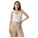 тениска,дамски,тениски,vero,moda,rosa,jrs,sleeveless,t,shirt,white,(snow,white)