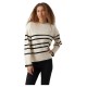 блуза,дамски,пуловери,дамски,плетени,дрехи,vero,moda,saba,stripe,sweater,beige,black,(birch,stripes,w,black)
