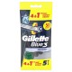 хигиена,аксесоари,gillette,blue,3,shaver,head,5,units,silver,(multicolor)