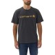 тениска,мъжки,тениски,carhartt,core,logo,relaxed,fit,short,sleeve,t,shirt,carbon,heather,(grey)
