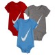 детски,облекла,за,момчета,детски,облекла,за,момичета,nike,swoosh,short,sleeve,body,3,units,multicolor,(university,red)