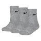 чорапи,мъжки,чорапи,дамски,чорапи,nike,performance,basic,crew,socks,3,pairs,grey,(dk,grey,heather)