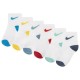 чорапи,мъжки,чорапи,дамски,чорапи,nike,pn0299,quarter,short,socks,6,pairs,multicolor,(laser,blue)