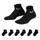 чорапи,мъжки,чорапи,дамски,чорапи,nike,rn0018,quarter,short,socks,6,pairs,black,(black)