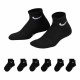 чорапи,мъжки,чорапи,дамски,чорапи,nike,un0018,quarter,short,socks,6,pairs,black,(black)