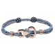 бижутерия,8,b,plus,french,kiss,bracelet,silver,(grey,melange,rose,gold,plating)