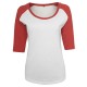 тениска,дамски,тениски,build,your,brand,3,4,contrast,raglan,3,4,sleeve,t,shirt,white,(white,red)