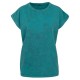 тениска,дамски,тениски,build,your,brand,acid,washed,extended,shoulder,short,sleeve,t,shirt,teal,black,(green)