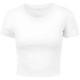 фланелка,с,къс,ръкав,дамски,топове,build,your,brand,by042,short,sleeve,top,white