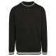 блуза,мъжки,пуловери,build,your,brand,college,sweat,crew,sweatshirt,black,white,(black)