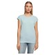 тениска,дамски,тениски,build,your,brand,extended,shoulder,short,sleeve,t,shirt,ocean,blue,(blue)