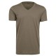 тениска,мъжки,тениски,build,your,brand,light,by006,short,sleeve,v,neck,t,shirt,green,(olive)