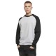 блуза,мъжки,пуловери,build,your,brand,raglan,sweater,grey,(grey,black)