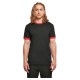 тениска,мъжки,тениски,build,your,brand,ringer,short,sleeve,t,shirt,black,city,red,(black)