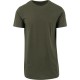 тениска,мъжки,тениски,build,your,brand,shaped,short,sleeve,t,shirt,olive,(green)