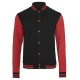 яке,мъжки,якета,build,your,brand,sweat,college,jacket,black,red,(red)