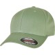 юношеска,шапка,всички,шапки,flexfit,wooly,combed,junior,cap,green,(dark,leaf,green)