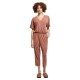 гащеризон,дамски,гащеризони,urban,classics,modal,3,4,sleeve,jumpsuit,brown,(terracotta)