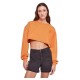 блуза,дамски,блузи,urban,classics,terry,sweatshirt,vintage,orange,(orange)