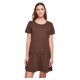 рокля,дамски,поли,и,рокли,urban,classics,valance,short,sleeve,short,dress,brown,(brown)