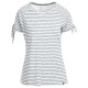 тениска,дамски,тениски,trespass,penelope,short,sleeve,t,shirt,teal,mist,stripe,bee,print,(grey)